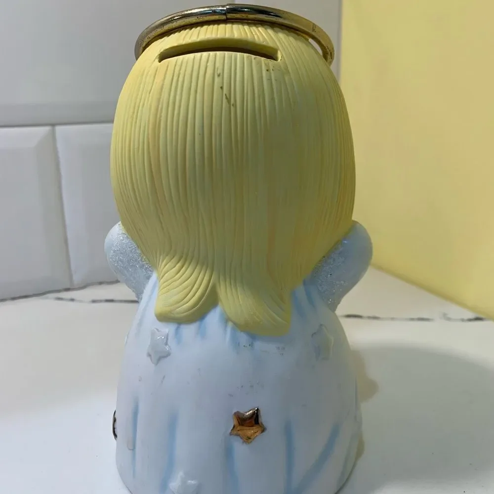 Ceramic Praying Angel Bank Vintage